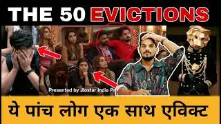 The 50 Big Eviction : 5 Big Eviction | Rajat Chahat Prince Maxtern Kataria, Mr. faisu, Digvijay