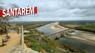 Ribatejo 🇵🇹 Walk - Tagus River Valley Viewpoint, Santar&eacute;m City Centre