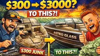 От водорослей до реки &mdash; бюджетная реставрация лодки менее чем за 1000 долларов