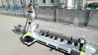 Two-stage pelletizing line