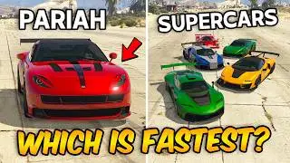 GTA 5 ONLINE - PARIAH VS NEW SUPERCARS (WHICH IS FASTEST?) (CASINO DLC SUPERCARS)