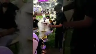 HOOKAH SERVICES AT WEDDING | WEDDING PARTY HOOKAH SERVICES | #hookahcatering #weddinghookah #shorts