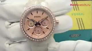 Обзор женских часов Fossil Blue Multifunctional ES2887