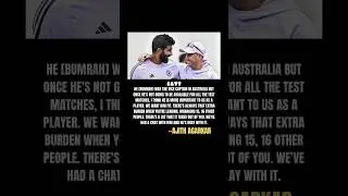 Ajith Agarkar Says Bumrah is not the Indian test captain here&rsquo;s why 🥲 #bumrah #captain