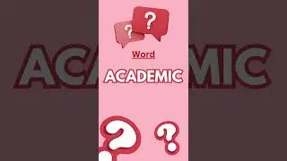 Academic Meaning Explained 🎓 | Learn English Vocabulary with Examples #shorts #english #academic