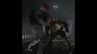 Resident Evil 4 Remake - Krauser disposes Leon like 2 week old leftovers in the fridge