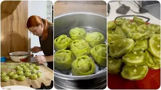 Зеленые манты с тыквой / для глухих 