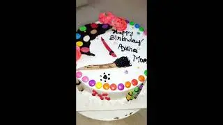 #Black currant cake using homemade methods of 1kg🤩😍❤/ customized cake/free baking class