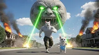 The Moon Attacked Earth&hellip; and a Kitten Saw It First 🌕😱🐱
