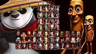 Mortal Kombat 9 - TUNG SAHUR & PO KUNG FU PANDA MOD - Expert Tag Ladder - Gameplay @(1080p)60ᶠᵖˢ