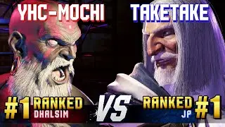 SF6 ▰ YHC-MOCHI (#1 Ranked Dhalsim) vs TAKETAKE-PIANO (#1 Ranked JP) ▰ High Level Gameplay
