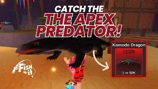 MYTHIC BEAST CAUGHT! - How to Get Komodo Dragon in Roblox Fish It