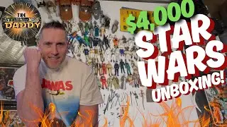 EPIC $4,000 Star Wars Collection Unboxing! 100+ Figures, NO Repros, Last 17s & Mint ESB Cases!
