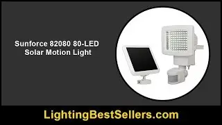 sunforce 82080 80 led solar motion light
