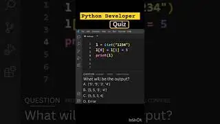 quiz for a python developer part #6 