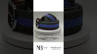 🔴 CINTURONES ELASTICOS DE HOMBRE CARDIFF- NewBelt&reg; Cinturones Trenzados hombre al mejor precio