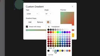 Как создать двухцветный значок в Google Slides