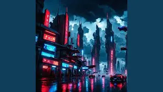 Cityfall Under Neon Skies