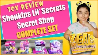 NEW Shopkins Lil' Secrects Secret Shops Season 4 (Complete Set) | Toy Review - Unboxing