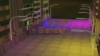 How to make rain scene in blender #sktutorials