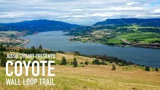 Coyote Wall Loop Trail in Washington State Virtual Hike | 4K Cinematic | Relaxing Nature Sounds