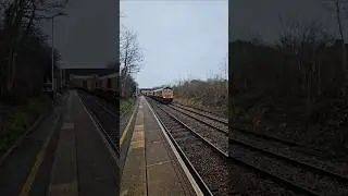 DOUBLE HEADER Class 66s Battle Winter Gloom