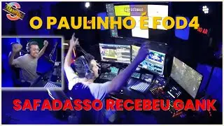 REA&Ccedil;&Atilde;O DO SAFADASSO AO RECEBER GANK DO PAULINHO O LOKO