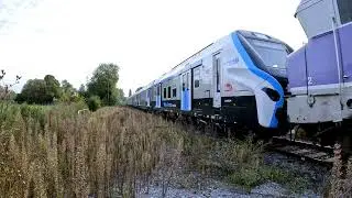 Acheminement d&rsquo;une rame RERNG avec la CC-72074 en t&ecirc;te.