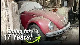 Спасение Volkswagen Beetle 1970 года выпуска после 17 лет в сарае - Часть 1