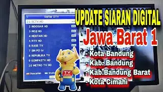 Frekuensi terbaru Siaran tv Digital untuk JAWA BARAT 1 TERBARU 2025
