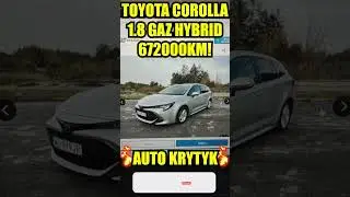 TOYOTA COROLLA XII E21 TNGA 1.8 HYBRID 672000KM!🏆💪👍#dc #dlaciebie #automobile #taxi #bolt #uber