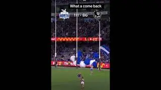Collingwood versus North Melbourne comeback