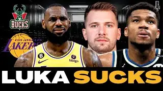 🚨LUKA DONKEY FOULS OUT AND RUINS THE LAKERS COMEBACK LED BY LEBRON JAMES VS THE BUCKS