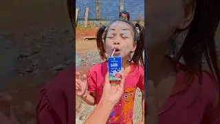 MINUM SUSU MILK😍 #viralvideo#shorts