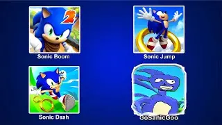 Sonic Dash, Sonic Dash 2 Sonic Boom, Sonic Jump, GoSanicGo Gameplay Walkthrough HD - Games for kids
