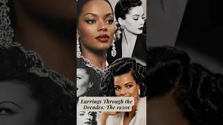 Earrings Through the Decades: Iconic Styles from the 1930s  #earrings #vintagestyle  #shorts