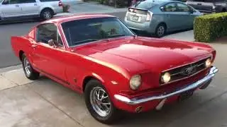 1965 Mustang Fastback Rangoon Red