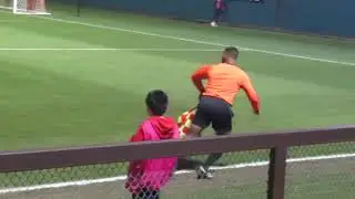 A Soccer Assistant Referee Who Takes His Job Very Seriously! I Love It!