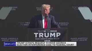 Trump won't try to move Georgia case to federal court after judge rejected similar bid by Meadows