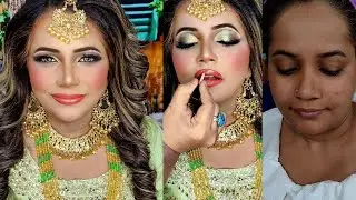 DARK TONED BRIDAL MAKE-UP (tutorial)@zaidzeeinformative#vlog#makeup