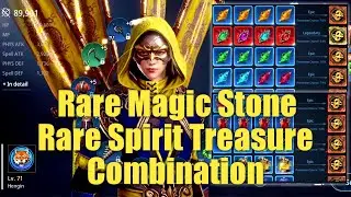 Mir4 - Rare Magic Stones And Rare Spirit treasure Combination