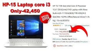 HP 15 11th Gen Intel Core i3 Processor 15.6