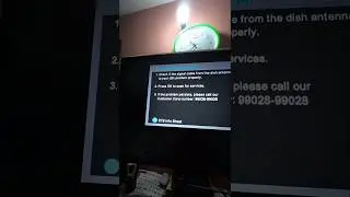 How to Solve DishTV D2H 303 channel scan error problem #video