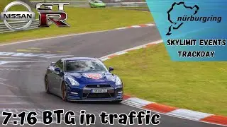Nissan GT-R | Nürburgring | 7:16 in traffic | Skylimit Events Trackday