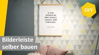 DIY: Bilderleiste im Scandi-Stil selber bauen | Roombeez - powered by OTTO