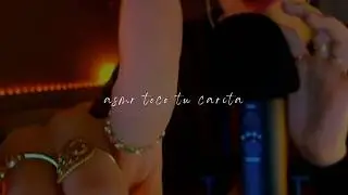 🫧 ASMR Toco Tu Carita | Mic Scratching, Glitter Tingles e Incienso 🔮