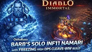 Diablo Immortal. INFERNO 11 BARB SOLO NAMARI CHALLENGE RUSH. HIGH-DPS-CLEAVE-WW-FREEZE BUILD