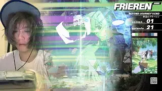 FRIEREN SUPPORTS & CARRIES THE TEAM! SKEPTIC reacts to FRIEREN (S01E21) for the first time!