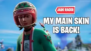 My MAIN is BACK in Fortnite (Jade Racer Skin Gameplay)