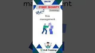 What is Risk management? cyber security terminology #cybersecurity #vlrtraining #education